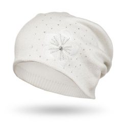 Czapka damska Peterson biała PTN HAT-02. Białe czapki damskie Peterson, na zimę, bez wzorów. Za 54.00 zł.