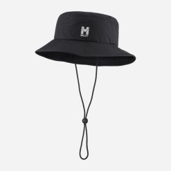 Kapelusz trekkingowy MILLET Seneca Rainproof Hat. Zielone kapelusze damskie Millet, bez wzorów, z materiału. Za 169.00 zł.