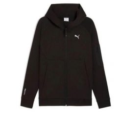 Bluza Puma Bluza Z Kapturem Pumatech Fz Dorośli. Czarne bluzy damskie Puma, s, bez wzorów, z materiału, z kapturem. Za 229.00 zł.