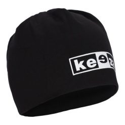 Czapka bawełniana KEEZA. Czarne czapki damskie KEEZA, bez wzorów, z bawełny. Za 29.00 zł.