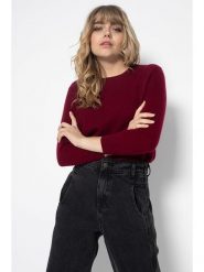 Perfect Cashmere Kaszmirowy sweter "Vanessa" w kolorze ciemnoczerwonym rozmiar: M. Czerwone swetry klasyczne damskie Perfect Cashmere, m, z kaszmiru, bez kołnierzyka. Za 402.45 zł.
