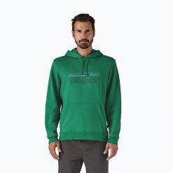 Bluza Patagonia P-6 Logo Uprisal p-6 outline/heartleaf. Zielone bluzy damskie Patagonia, bez wzorów, bez kaptura. Za 359.99 zł.