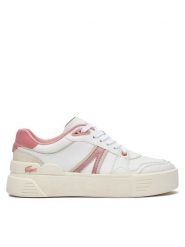 Lacoste Sneakersy L002 Evo 747SFA0050 Biały. Białe obuwie sportowe damskie Lacoste, ze skóry, bez zapięcia. W wyprzedaży za 309.99 zł.