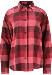 Koszula damska Whistler Riglet. Brązowe koszule damskie WHISTLER, bez wzorów, z bawełny, klasyczne, bez kołnierzyka, bez ramiączek. Za 193.50 zł.