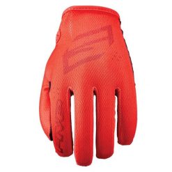Rękawiczki XR-RIDE - CZERWONE - L/10. Czerwone rękawiczki damskie FIVE GLOVES, bez wzorów, ze skóry. Za 87.00 zł.