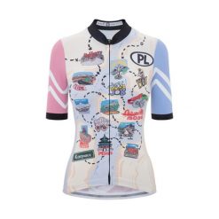 Koszulka rowerowa damska Quest Maja Places. Koszulki damskie Quest, l, bez wzorów, bez kołnierzyka, bez ramiączek. Za 299.99 zł.