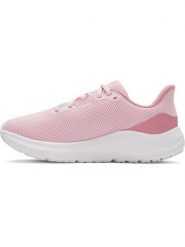 Under Armour Buty w kolorze jasnoróżowym do biegania rozmiar: 38. Różowe obuwie sportowe damskie Under Armour, z materiału, bez zapięcia, do biegania. Za 159.99 zł.