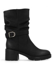 Wrangler Botki "Ashley" w kolorze czarnym rozmiar: 41. Czarne botki damskie Wrangler, eleganckie, bez obcasa, bez zapięcia. Za 224.95 zł.