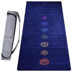 Mata do jogi Hi-tech 6mm +Wodoodporna torba, 3 materiały dla większej wygody1. Brązowe torby sportowe ACHAMANA, bez wzorów, z gumy, małe. Za 486.00 zł.