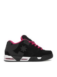 DC Shoes Sneakersy EO-DC COMMAND DC02744004 Czarny. Czarne obuwie sportowe damskie DC Shoes, ze skóry, bez zapięcia. Za 399.99 zł.