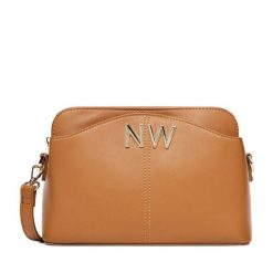 Torebka Nine West. Brązowe listonoszki damskie Nine West, bez wzorów, bez dodatków. Za 199.99 zł.