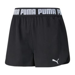 Spodenki fitness damskie PUMA Train Puma Strong Woven. Białe obuwie sportowe damskie Puma, bez zapięcia, na fitness i siłownię. Za 79.99 zł.