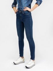 BIG STAR Dżinsy - Skinny fit - w kolorze granatowym rozmiar: W32/L32. Niebieskie jeansy damskie Big Star. Za 179.99 zł.