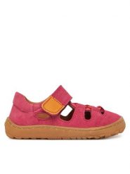 Froddo Sandały Barefoot Elastic Sandal G3150262-12 M Różowy. Czerwone sandały dziewczęce Froddo, ze skóry, bez obcasa, bez zapięcia. Za 219.99 zł.