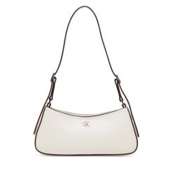 Torebka Calvin Klein. Białe torebki klasyczne damskie Calvin Klein, bez dodatków. Za 269.99 zł.