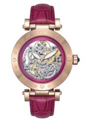 Empress Zegarek automatyczny "Theodora" w kolorze różowozłoto-różowym rozmiar: onesize. Różowe, analogowe zegarki damskie Empress, ze stali. Za 587.99 zł.