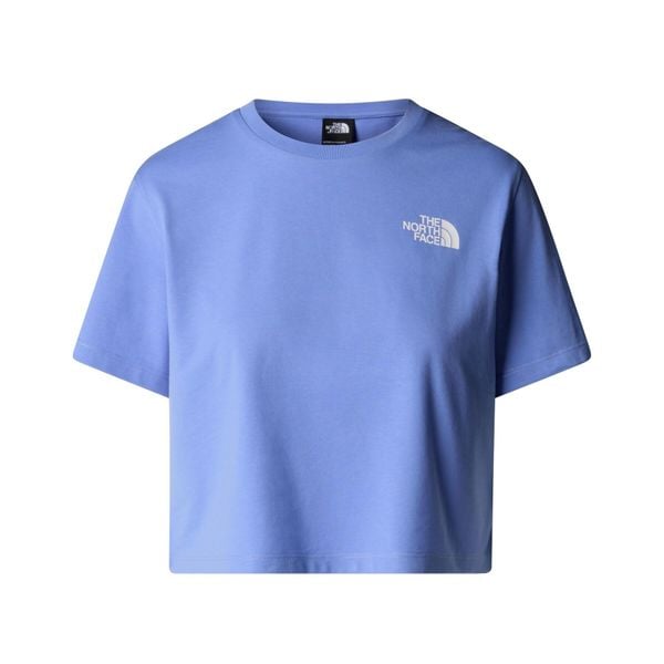 The North Face Koszulka Simple Dome Cropped Slim Nf0A87U40Yi. Niebieskie koszulki sportowe damskie The North Face, xl, bez wzorów, bez ramiączek. Za 100.99 zł.