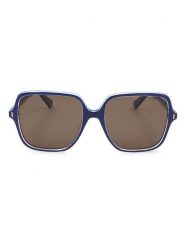 Polaroid Damskie okulary przeciwsłoneczne w kolorze granatowo-brązowym rozmiar: 56. Brązowe okulary przeciwsłoneczne damskie Polaroid. Za 139.95 zł.