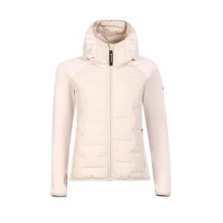 Bluza damska hybrydowa z puchem Alpine Pro Nonera. Brązowe bluzy damskie Alpine Pro, na zimę, l, bez wzorów, z elastanu, bez kaptura. Za 369.00 zł.