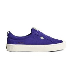 Trampki zamszowe Cariuma OCA Low Liberty Purple Suede. Fioletowe trampki damskie CARIUMA, bez wzorów, z zamszu, bez zapięcia. Za 499.99 zł.