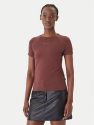 Patrizia Pepe T-Shirt 2M4549/J416-B887 Brązowy Reglan Fit. Brązowe t-shirty damskie Patrizia Pepe, m, bez wzorów, bez kołnierzyka. Za 729.99 zł.