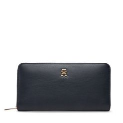 Portfel Tommy Hilfiger. Niebieskie portfele damskie Tommy Hilfiger, bez wzorów. Za 199.99 zł.