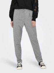 ONLY Spodnie w kolorze szarym rozmiar: M/L32. Szare spodnie materiałowe damskie Only, bez wzorów, z materiału. Za 74.63 zł.