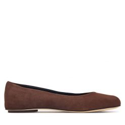 Baleriny Weekend Max Mara. Brązowe balerinki damskie Weekend Max Mara, bez wzorów. Za 1,389.00 zł.