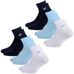 Fila Quarter Skarpety 6-pack Unisex Jasnoniebieskie 39-42. Białe skarpetki damskie Fila, bez wzorów. Za 165.99 zł.