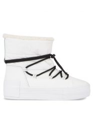 Calvin Klein Jeans Śniegowce Bold Vulc Flatf Snow Boot Wn YW0YW01181 Biały. Białe śniegowce damskie Calvin Klein Jeans, z jeansu. Za 749.99 zł.