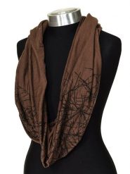 Buff Szal-koło w kolorze brązowym ze wzorem - (D)77 x (S)62 cm rozmiar: onesize. Brązowe szaliki damskie Buff, bez wzorów, z materiału. Za 97.05 zł.