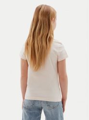 Calvin Klein Jeans T-Shirt LVCKSJA15G Różowy Regular Fit. Czerwone koszulki i t-shirty dziewczęce Calvin Klein Jeans, bez wzorów, z bawełny, bez kołnierzyka, bez ramiączek. Za 109.99 zł.