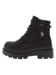U.S. Polo Assn. Botki w kolorze czarnym rozmiar: 38. Czarne botki damskie U.S. Polo Assn., bez obcasa, bez zapięcia. Za 222.94 zł.