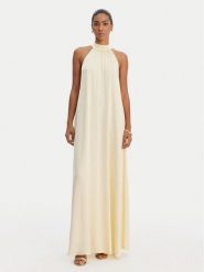 Fracomina Sukienka letnia FR26SD3016W41301 Żółty Relaxed Fit. Żółte sukienki damskie Fracomina, bez wzorów, z wiskozy, bez ramiączek. Za 649.99 zł.