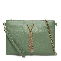 Torebka Valentino. Zielone torebki wieczorowe damskie Valentino, bez wzorów, bez dodatków. Za 209.99 zł.