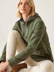 Regatta Bluza "Bayletta" w kolorze khaki rozmiar: 48. Brązowe bluzy damskie Regatta, bez wzorów, z bawełny, bez kaptura. Za 91.56 zł.