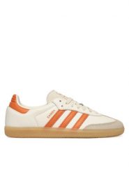 Adidas Sneakersy Samba Og IH9057 Biały. Białe obuwie sportowe damskie Adidas, ze skóry, bez zapięcia. Za 529.99 zł.