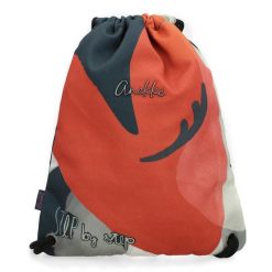 Worek damski Anekke, wykonany z lekkiego materiału tekstylnego z dekoracyjnym nadrukiem zamykany na ściągacz ze sznurkami, czerwony, 42474-002. Czerwone shopper bag Anekke, bez wzorów, bez dodatków. Za 119.00 zł.