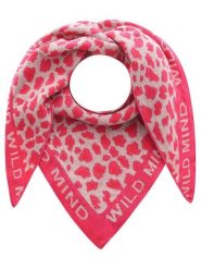 Zwillingsherz Chusta trójkątna w kolorze różowo-beżowym z dodatkiem wełny - 200 x 100 cm rozmiar: onesize. Brązowe chusty damskie Zwillingsherz, bez wzorów, z materiału. Za 222.94 zł.