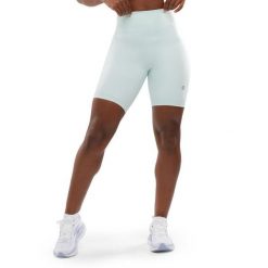 Damskie krótkie legginsy kolarki do biegania Fitness Siroko Thames Mint. Zielone legginsy damskie SIROKO, bez wzorów, z tkaniny. Za 148.00 zł.