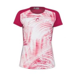 T-shirt damski TIE-BREAK. Czerwone t-shirty damskie Head, xl, bez wzorów, z elastanu, bez kołnierzyka. W wyprzedaży za 140.00 zł.