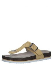 S.Oliver Japonki w kolorze żółtym rozmiar: 38. Żółte klapki damskie S.Oliver, bez wzorów, z otwartym noskiem, bez obcasa, bez zapięcia. Za 99.95 zł.