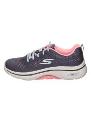 Skechers Sneakersy "Go walk Arch Fit 2.0 - Vivid" w kolorze granatowo-jasnoróżowym rozmiar: 37,5. Niebieskie obuwie sportowe damskie Skechers, z materiału, bez zapięcia. Za 223.99 zł.