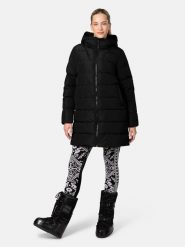 KARI TRAA Płaszcz pikowany "Linn" w kolorze czarnym rozmiar: XL. Czarne płaszcze damskie Kari Traa, xl, bez wzorów, bez kaptura. Za 571.03 zł.