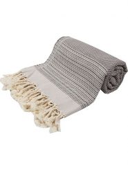 Samimi Chusta hammam w kolorze antracytowo-czarnym - 180 x 100 cm rozmiar: onesize. Czarne chusty damskie Samimi, bez wzorów, z bawełny. Za 60.99 zł.