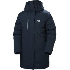 Parka dla kobiet Helly Hansen Adore. Niebieskie parki damskie Helly Hansen, na zimę, m, z materiału, bez kaptura. Za 1,562.75 zł.