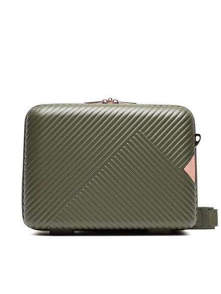 WITTCHEN Kuferek 56-3P-844-85 Zielony. Zielone kosmetyczki damskie Wittchen, bez dodatków. Za 169.99 zł.