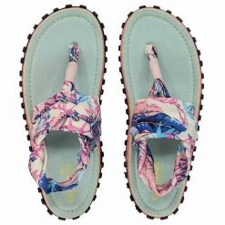 Japonki Gumbies Slingback W G-SB-WN-MP wielokolorowe. Klapki damskie bez wzorów, z gumy, bez obcasa, bez zapięcia. Za 261.27 zł.