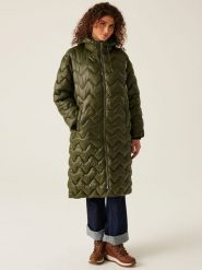 Regatta Płaszcz pikowany "Cambrie" w kolorze khaki rozmiar: 40. Brązowe płaszcze damskie Regatta, bez wzorów, bez kaptura. Za 148.26 zł.