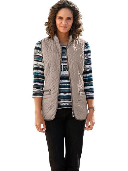 WITT WEIDEN Kamizelka w kolorze beżowym rozmiar: 46. Brązowe kamizelki damskie WITT WEIDEN, bez wzorów, bez kaptura. Za 56.99 zł.